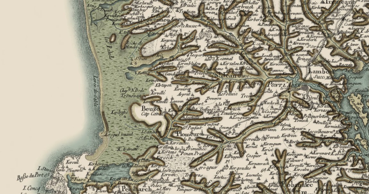 Défense de côte bigoudène en 1753
